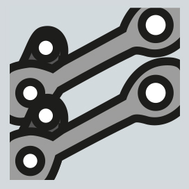 Double connecting rod