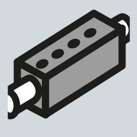 Proportional hydraulic control valve block